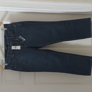 Banana Republic crop blue jeans, size 8